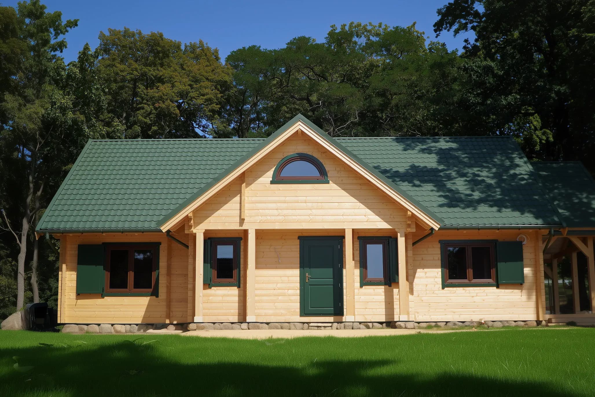 Green House – Timber House model
